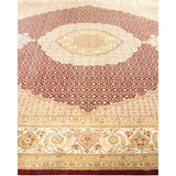 Overton Hand Knotted Wool Vintage Inspired Traditional Mogul Red Area Rug - 8 x 10