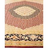 Overton Hand Knotted Wool Vintage Inspired Traditional Mogul Red Area Rug - 8 x 10