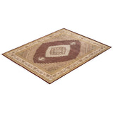 Overton Hand Knotted Wool Vintage Inspired Traditional Mogul Red Area Rug - 8 x 10