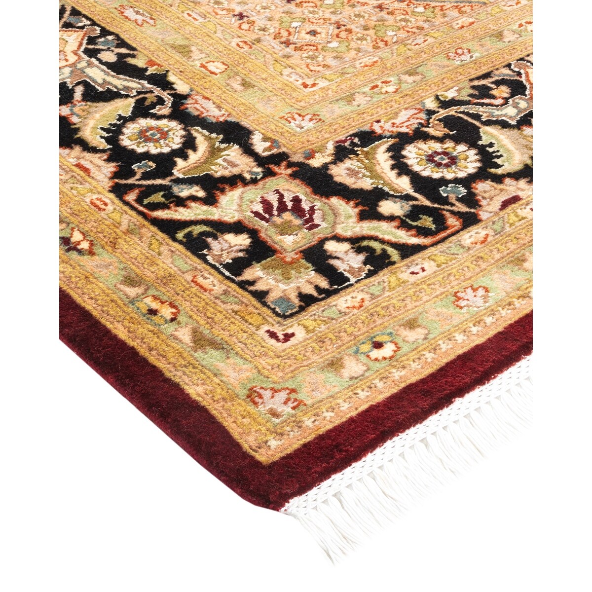 Overton Hand Knotted Wool Vintage Inspired Traditional Mogul Red Area Rug - 8 x 10