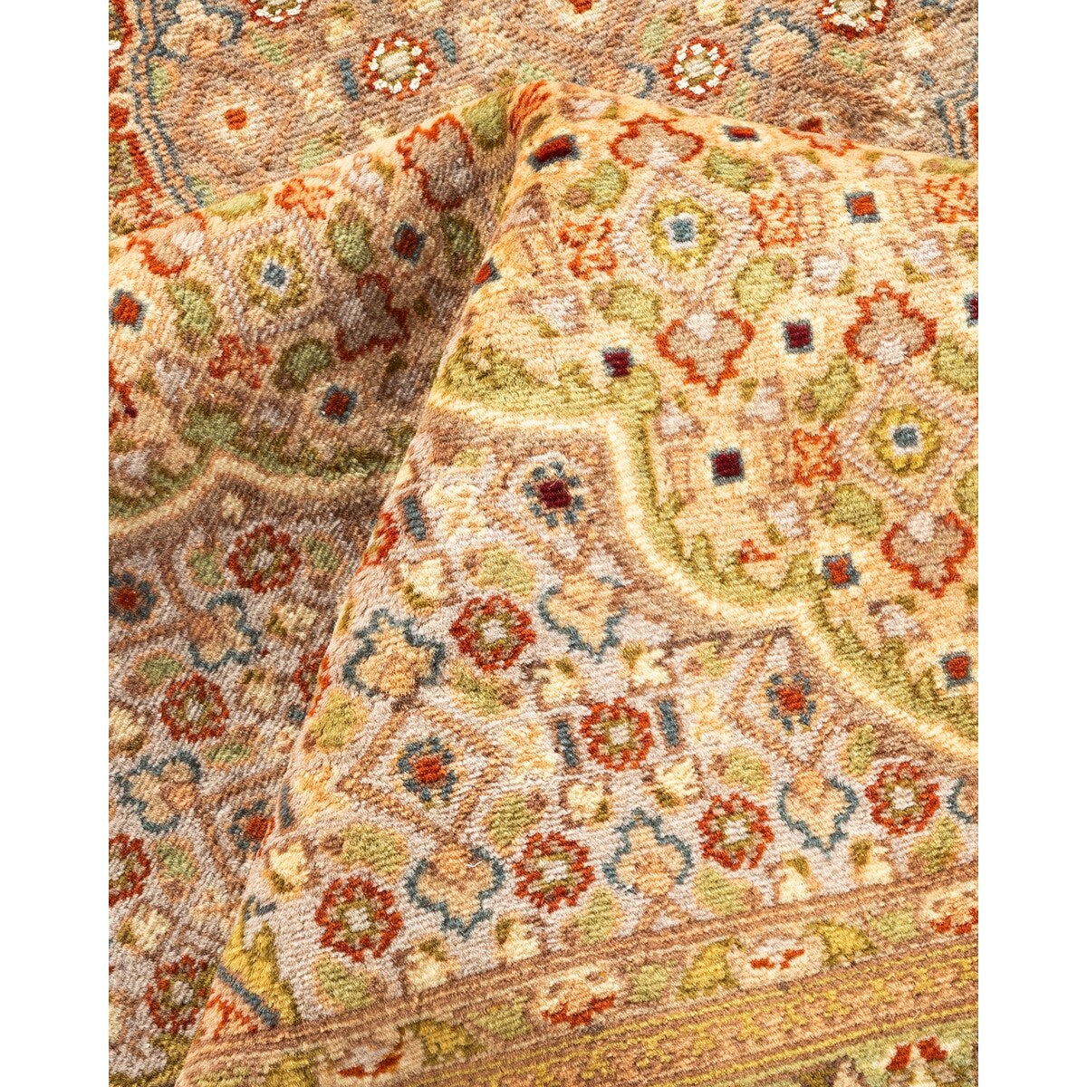 Overton Hand Knotted Wool Vintage Inspired Traditional Mogul Red Area Rug - 8 x 10