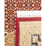 Overton Hand Knotted Wool Vintage Inspired Traditional Mogul Red Area Rug - 8 x 10