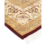 Overton Hand Knotted Wool Vintage Inspired Traditional Mogul Red Area Rug - 8 x 10