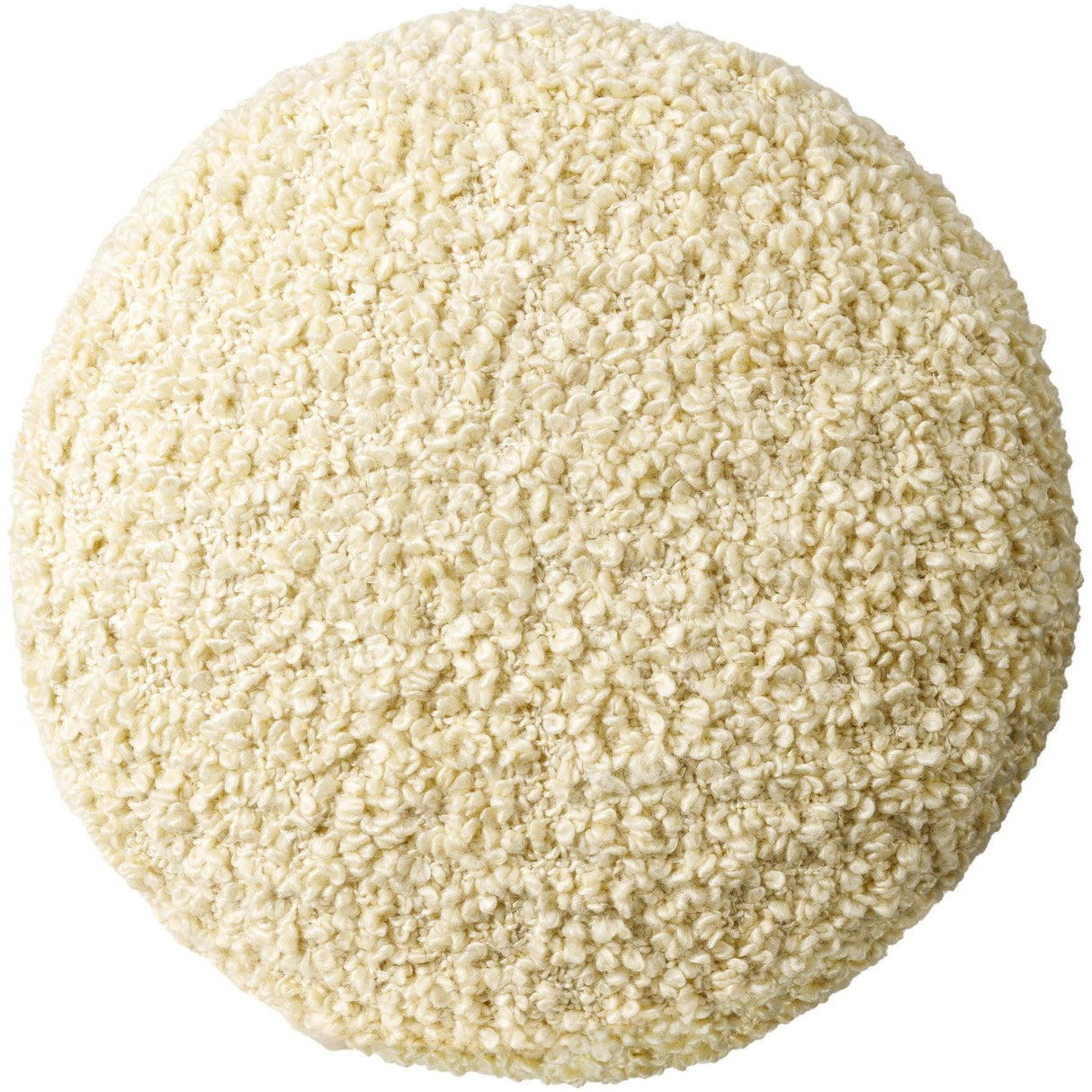 Mohave Shaggy Boucle 18-inch Tall Polyester Pouf