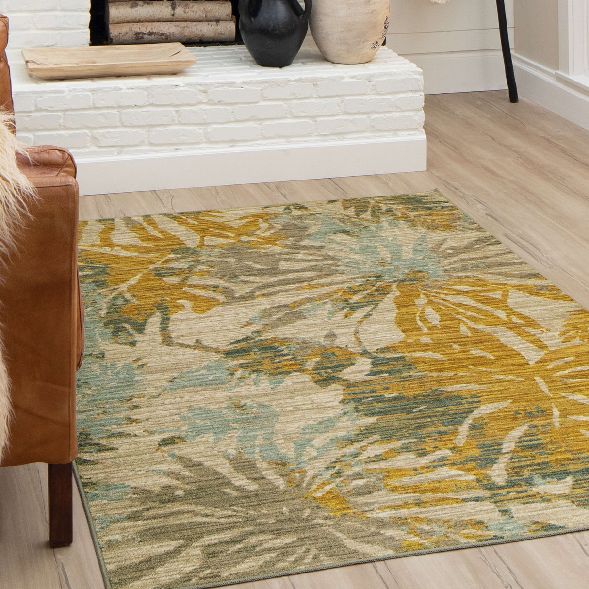 Mohawk Home Captiva Transitional Tropical Botanical Area Rug
