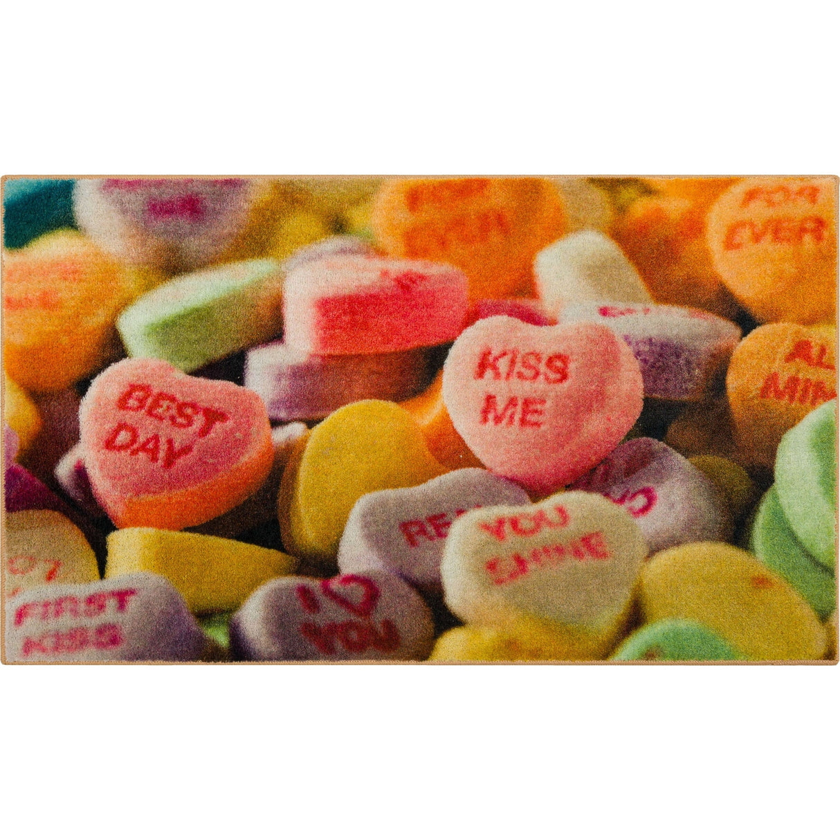Mohawk Home Kiss Me Candy Kitchen Mat