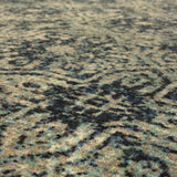 Mohawk Home Milan Navy Geometric Ornamental Medallion Area Rug