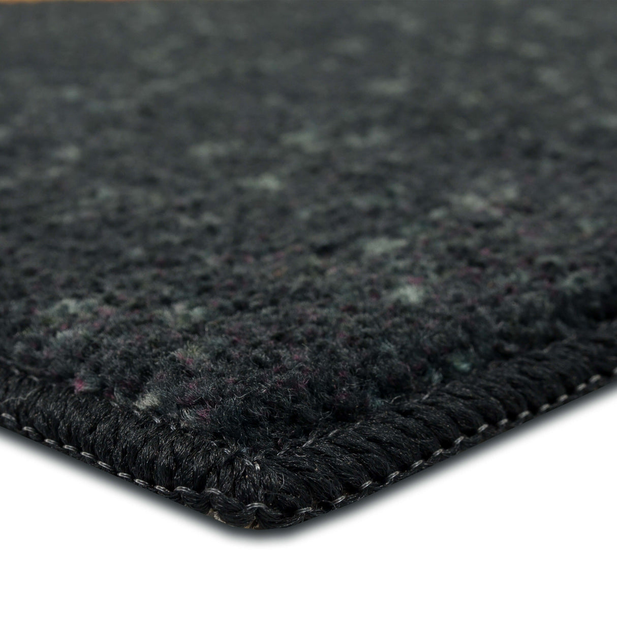 Mohawk Home Speckled Pumpkin Black Kitchen Mat