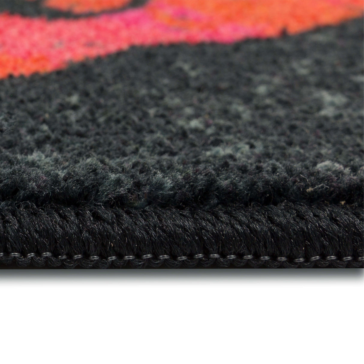 Mohawk Home Speckled Pumpkin Black Kitchen Mat
