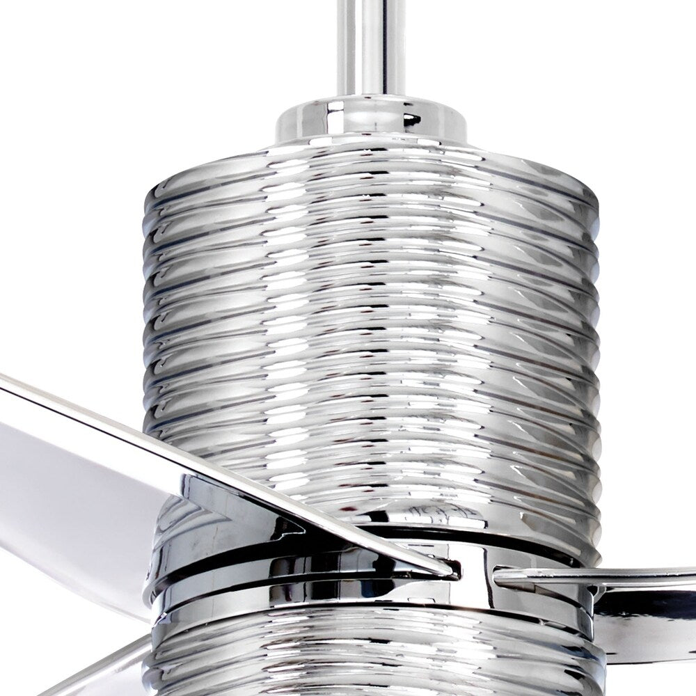 Mojave -  Led 56" Ceiling Fan in Chrome finish w/ Chrome blades by Minka Aire - Small