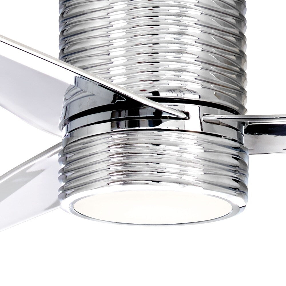Mojave -  Led 56" Ceiling Fan in Chrome finish w/ Chrome blades by Minka Aire - Small