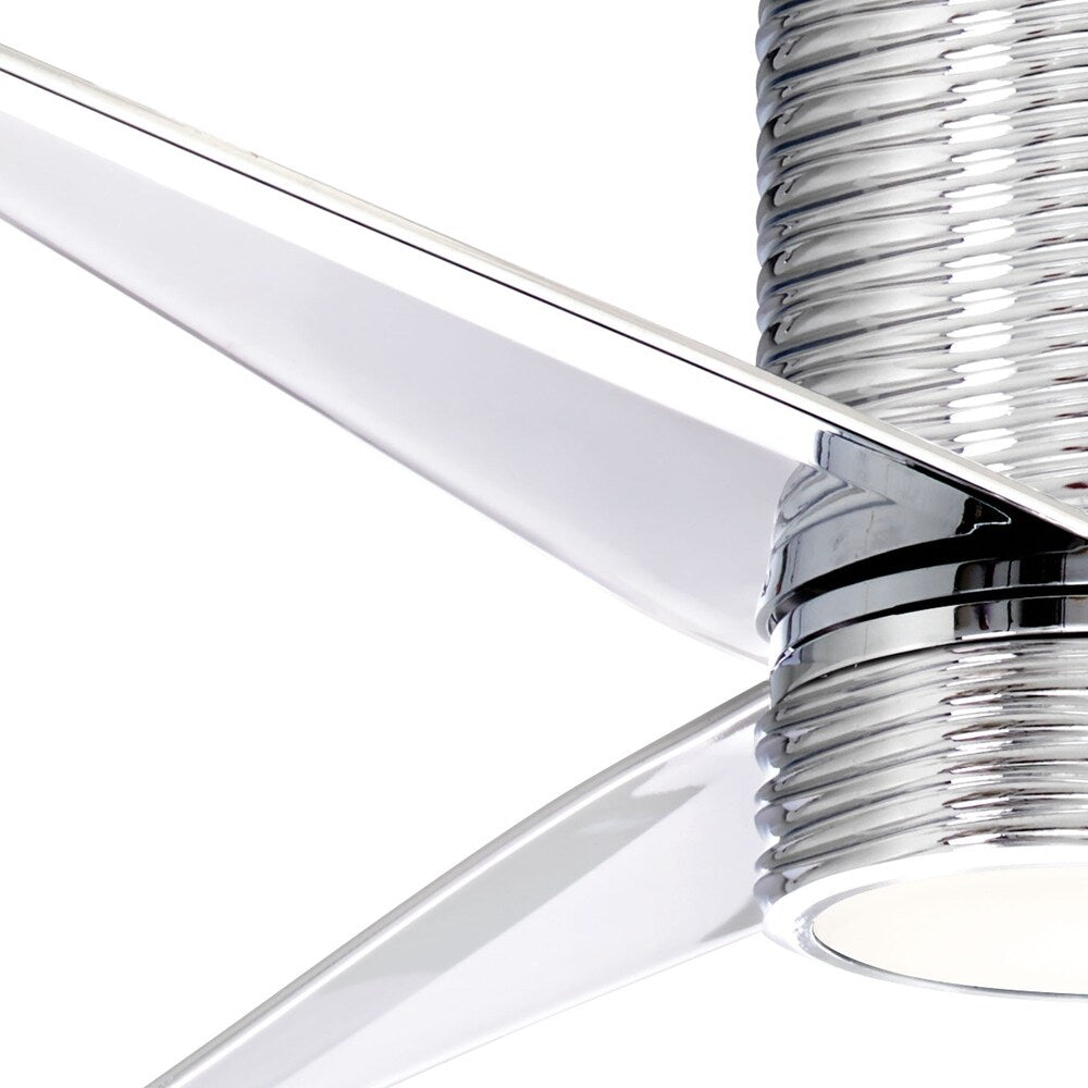 Mojave -  Led 56" Ceiling Fan in Chrome finish w/ Chrome blades by Minka Aire - Small