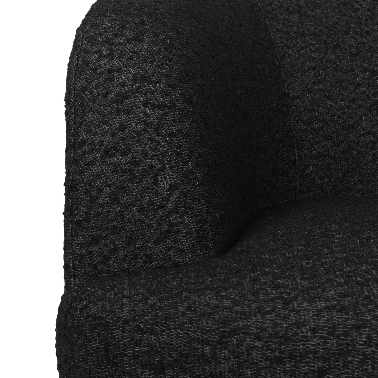 Mokena Textured Boucle Upholstered Swivel Club Chair by Christopher Knight Home