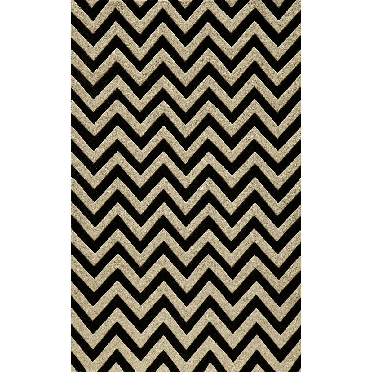 Momeni Delhi Hand Tufted Wool Modern Chevron Area Rug