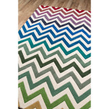 Momeni Delhi Hand Tufted Wool Modern Chevron Area Rug