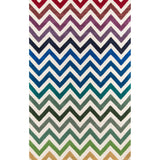 Momeni Delhi Hand Tufted Wool Modern Chevron Area Rug