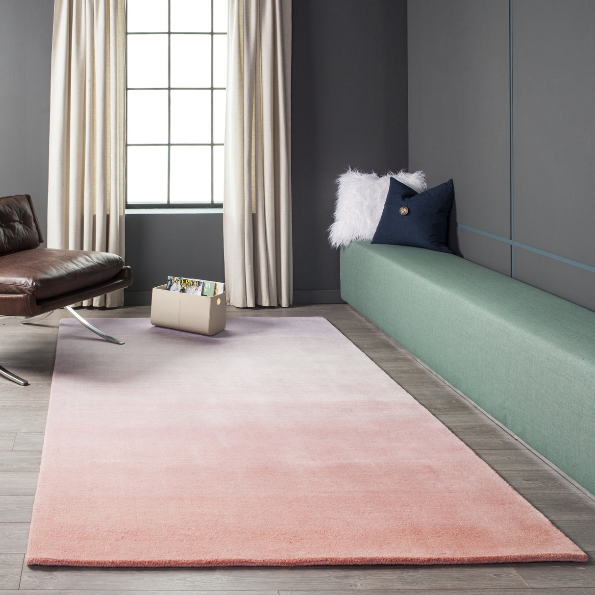 Skyline Decor Lilac Metro Rugs in Rectangle Shape - 2' X 4'