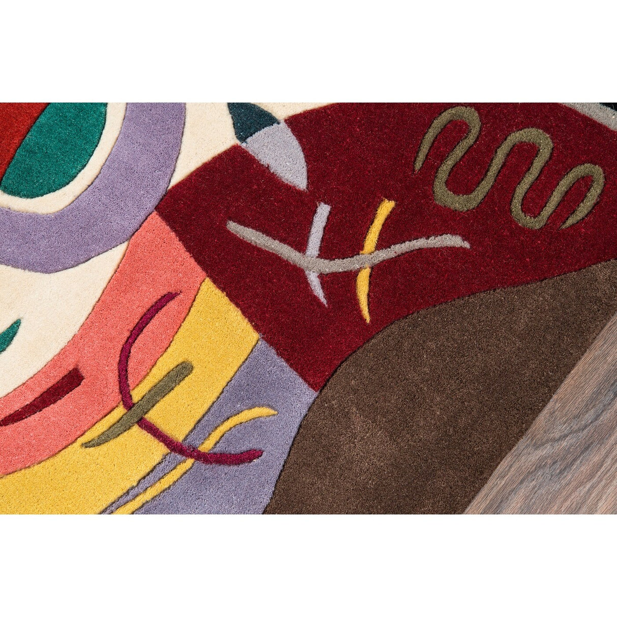 Momeni New Wave Hand Tufted New Zealand Wool Contemporary Abstract Area Rug