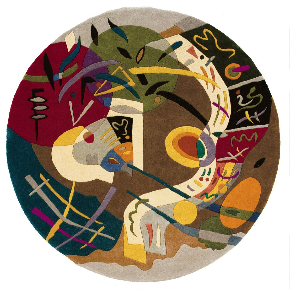 Momeni New Wave Hand Tufted New Zealand Wool Contemporary Abstract Area Rug