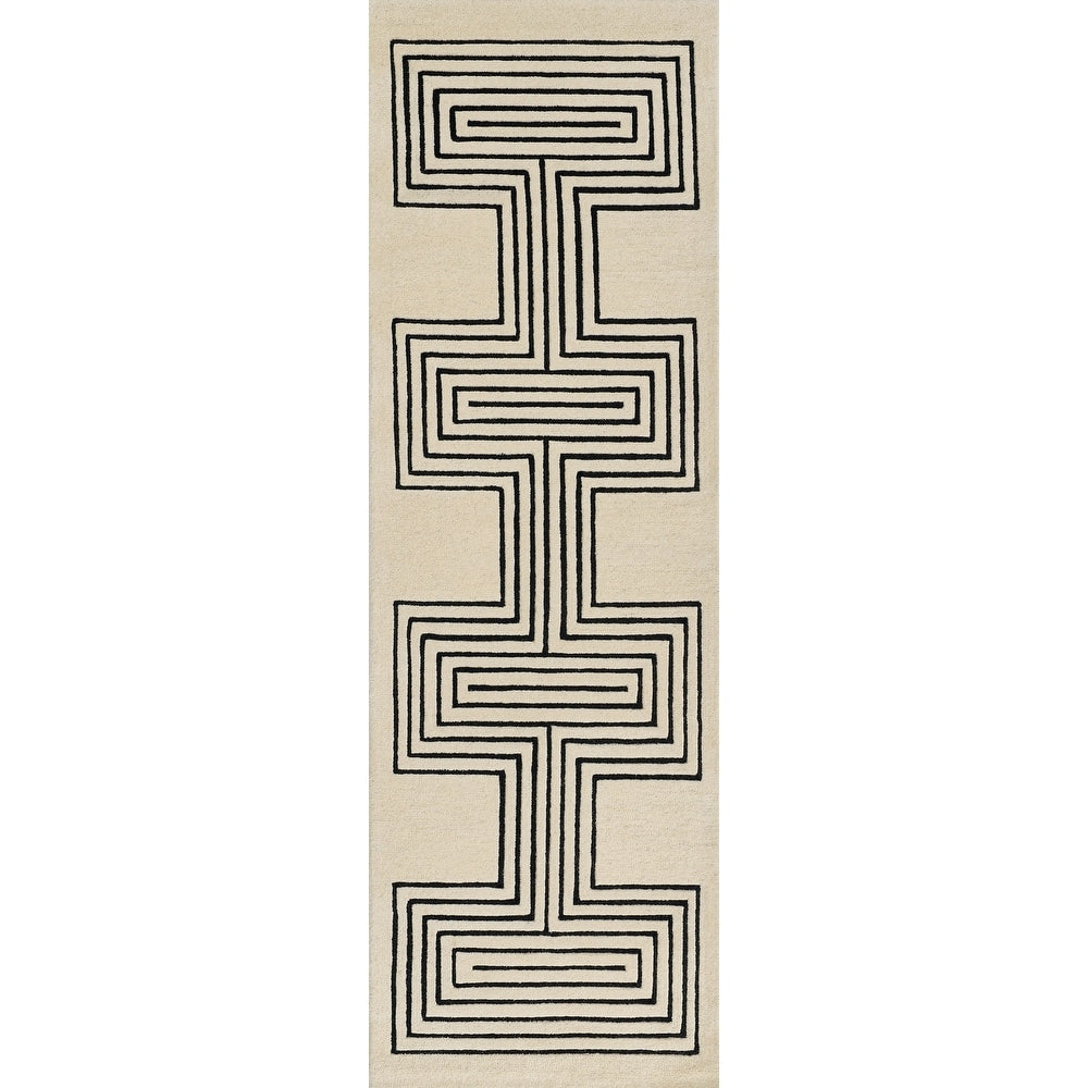 Momeni Simba Geometric Wool Area Rug