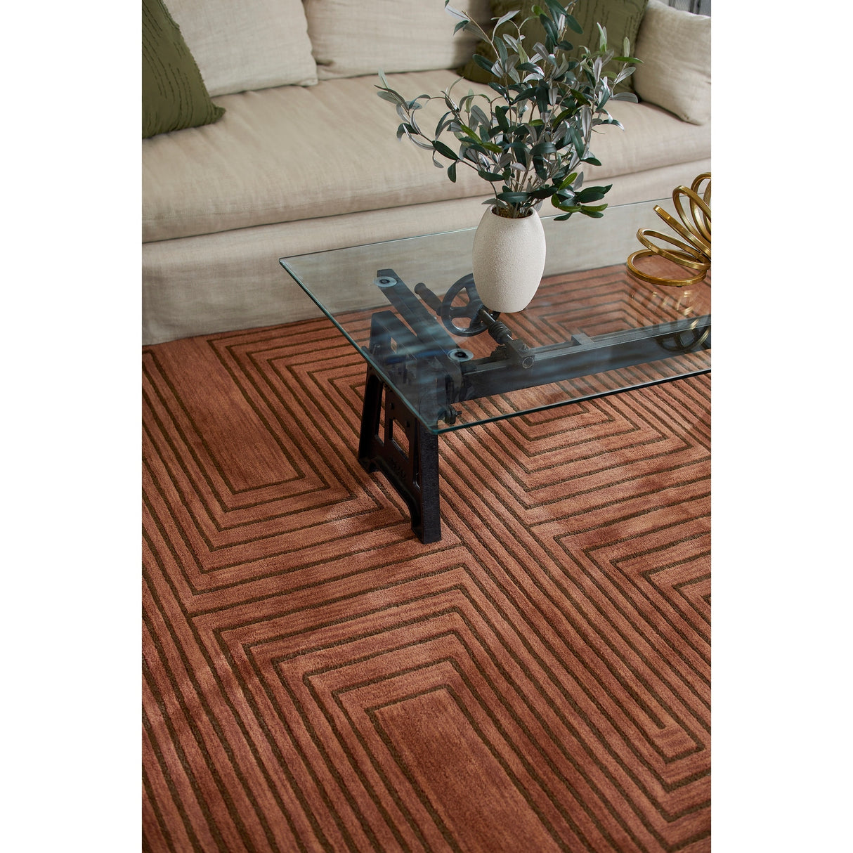 Momeni Simba Geometric Wool Area Rug