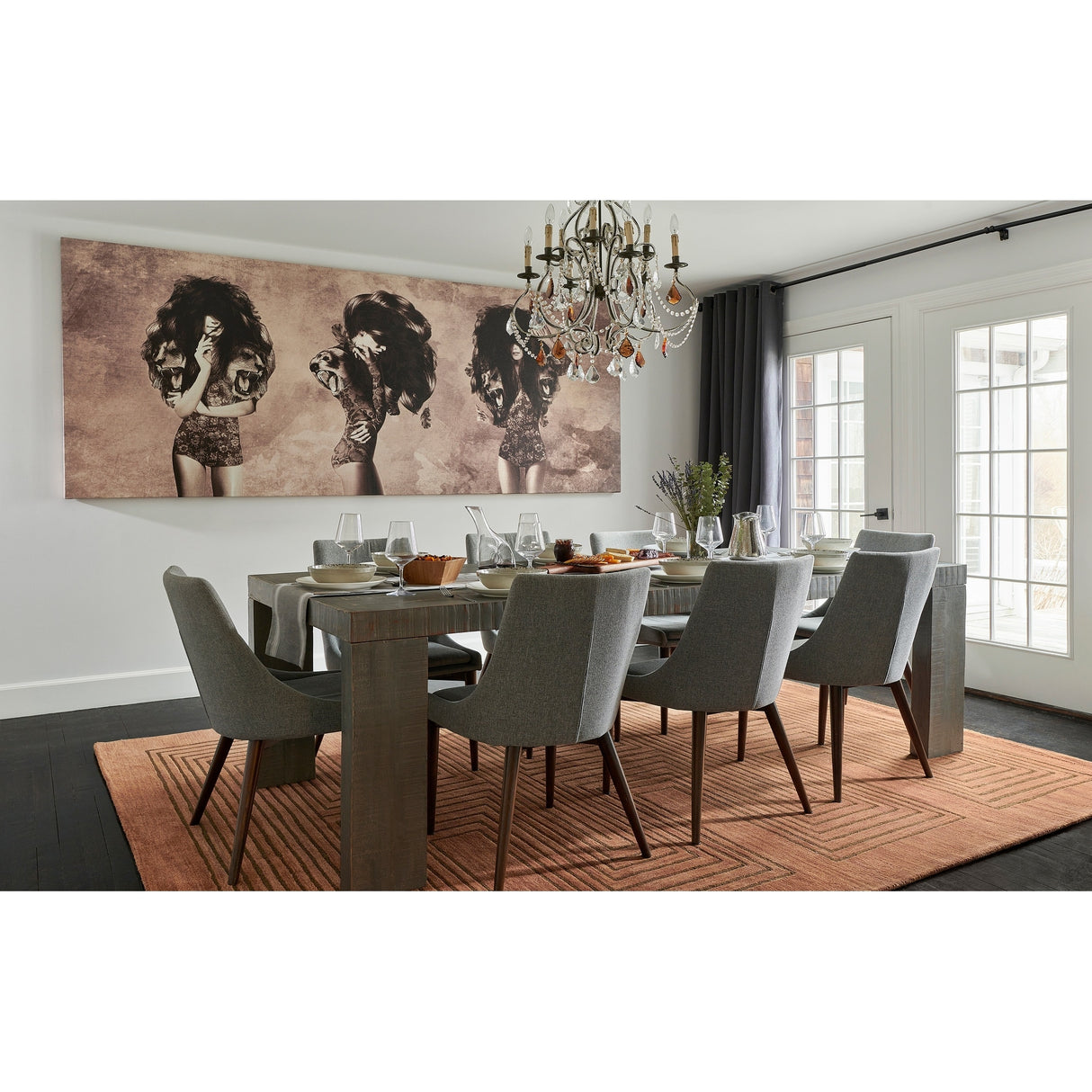 Momeni Simba Geometric Wool Area Rug