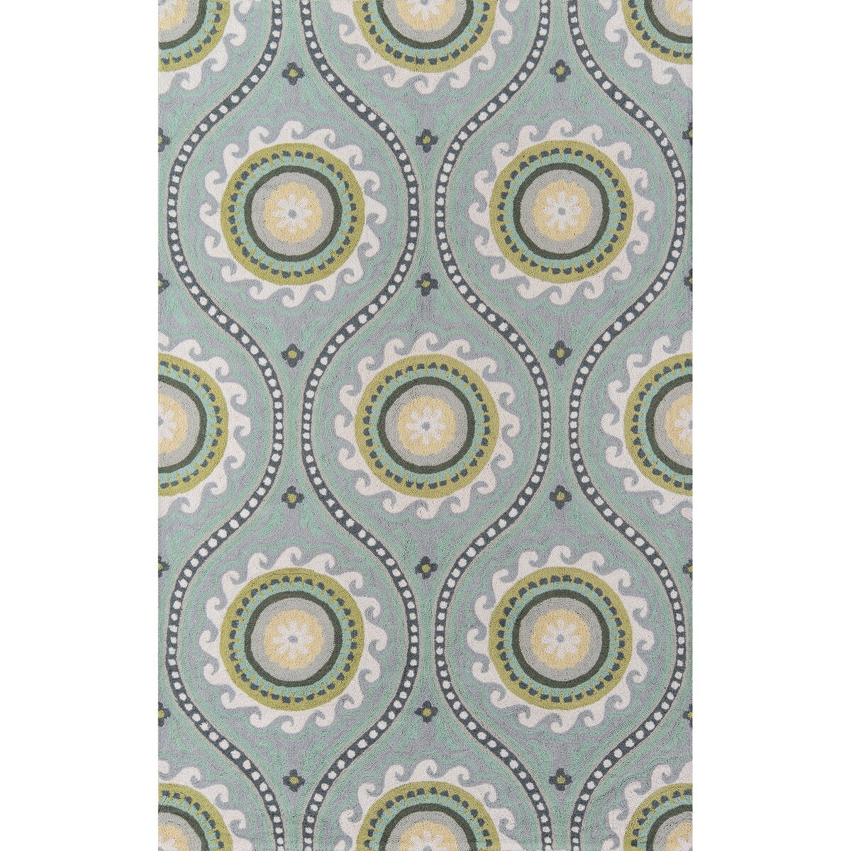 Momeni Suzani Hook Hand Hooked Wool Damask Area Rug