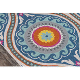 Momeni Suzani Hook Hand Hooked Wool Damask Area Rug
