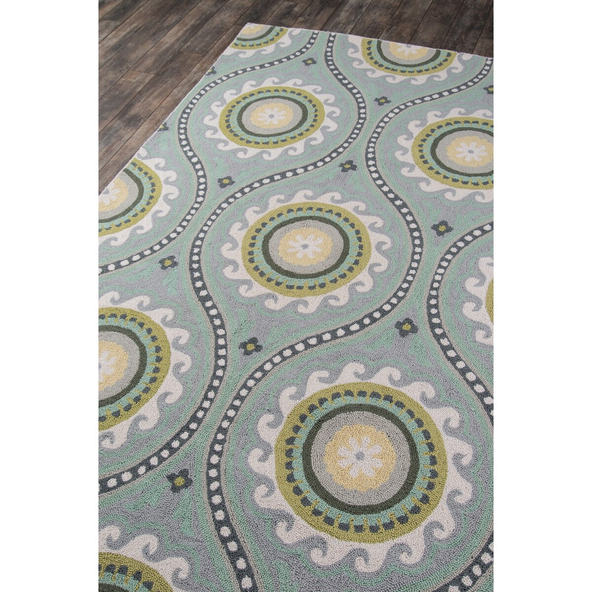 Momeni Suzani Hook Hand Hooked Wool Damask Area Rug