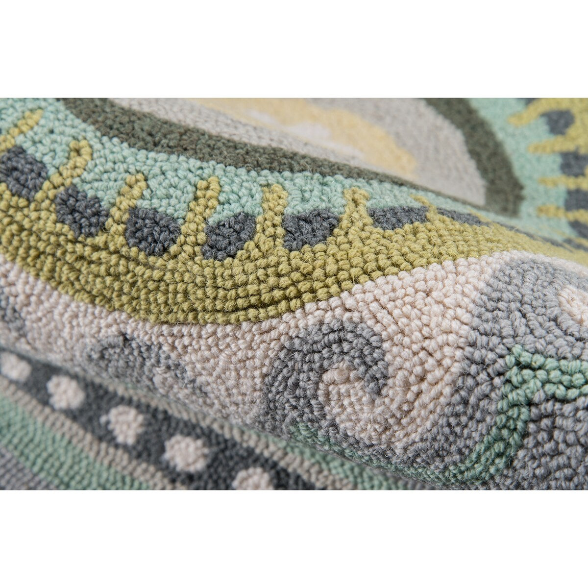 Momeni Suzani Hook Hand Hooked Wool Damask Area Rug
