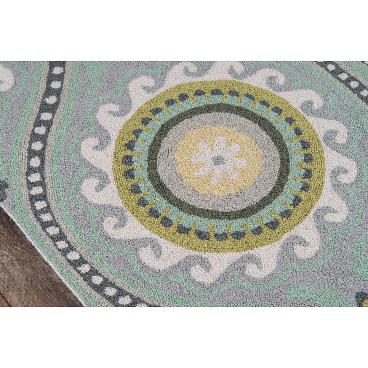 Momeni Suzani Hook Hand Hooked Wool Damask Area Rug