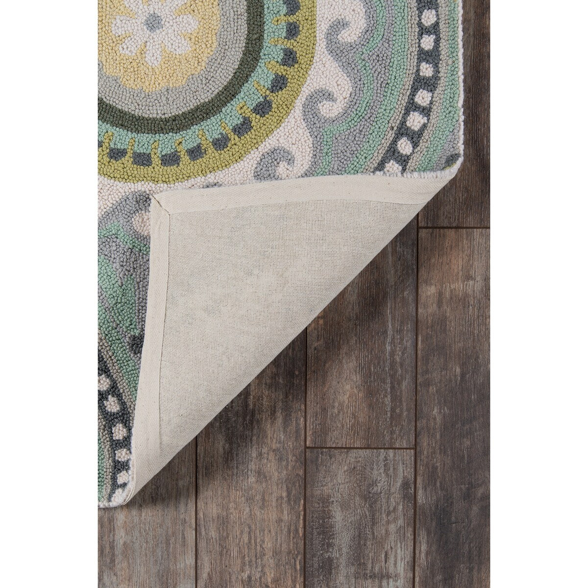 Momeni Suzani Hook Hand Hooked Wool Damask Area Rug