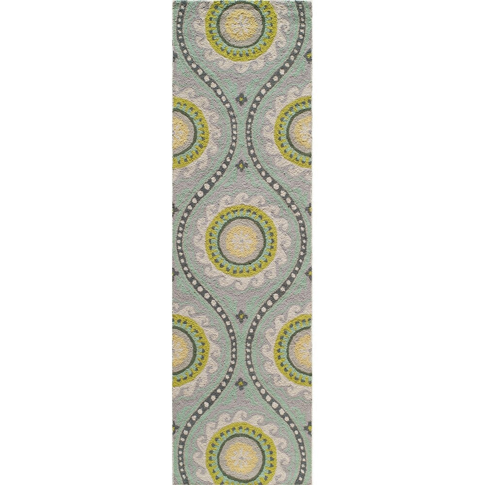 Momeni Suzani Hook Hand Hooked Wool Damask Area Rug