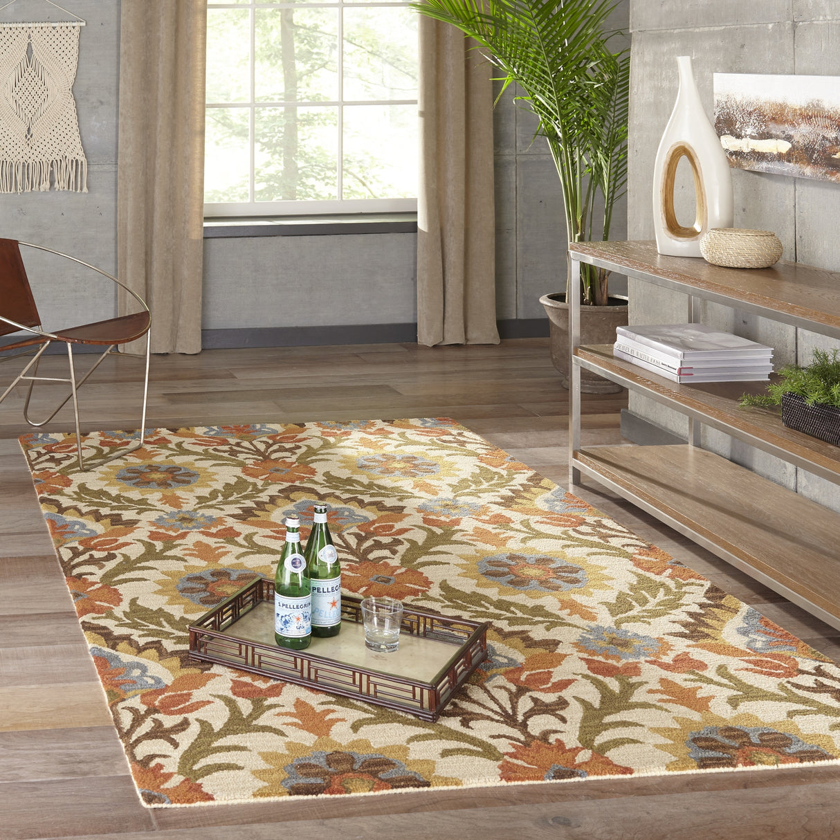 Momeni Tangier Hand-tufted Wool Floral Area Rug