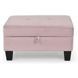 Monaco Tufted Storage Ottoman