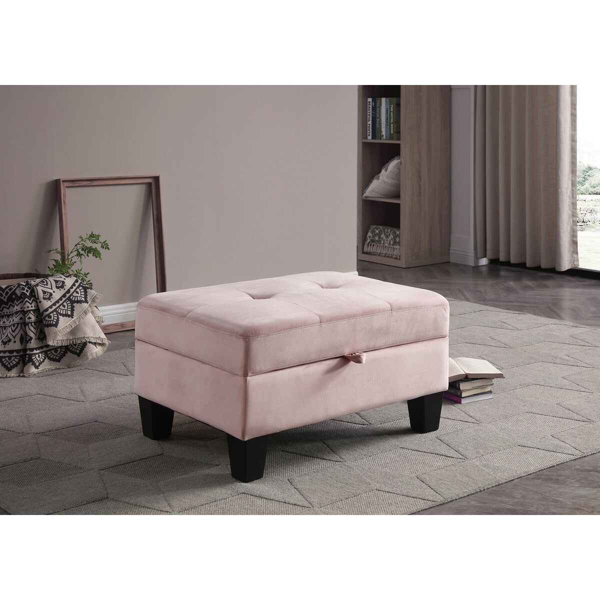 Monaco Tufted Storage Ottoman