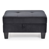 Monaco Tufted Storage Ottoman