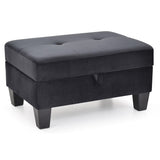 Monaco Tufted Storage Ottoman