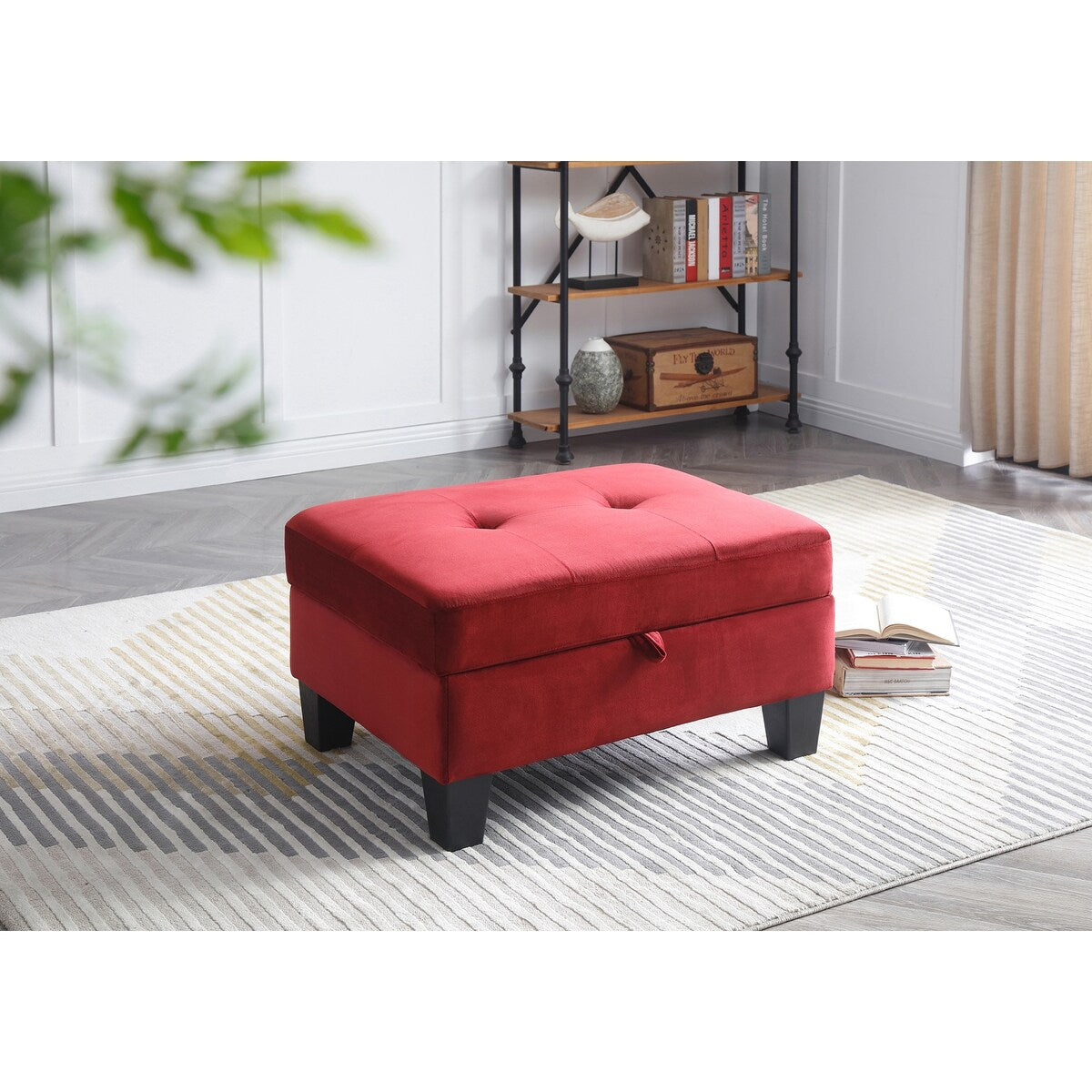 Monaco Tufted Storage Ottoman