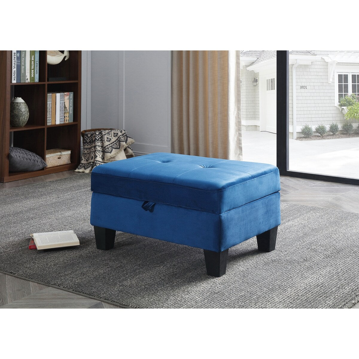 Monaco Tufted Storage Ottoman