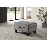 Monaco Tufted Storage Ottoman