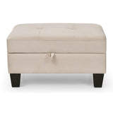 Monaco Tufted Storage Ottoman