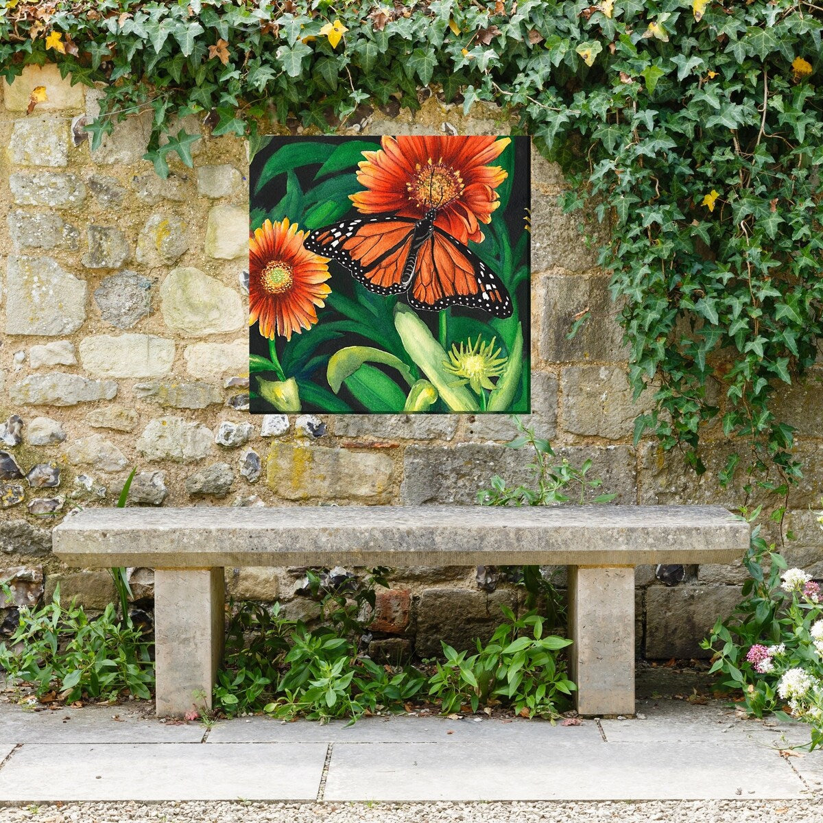 Monarch Outdoor Art 24x24