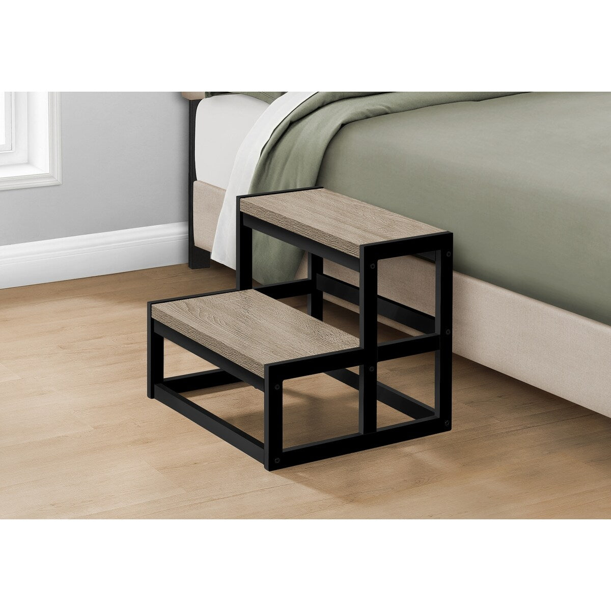 Step bench for bed discount