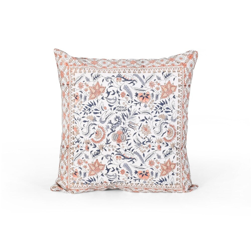 Moneta Modern Handcrafted Fabric Throw Pillow Cover by Christopher Knight Home