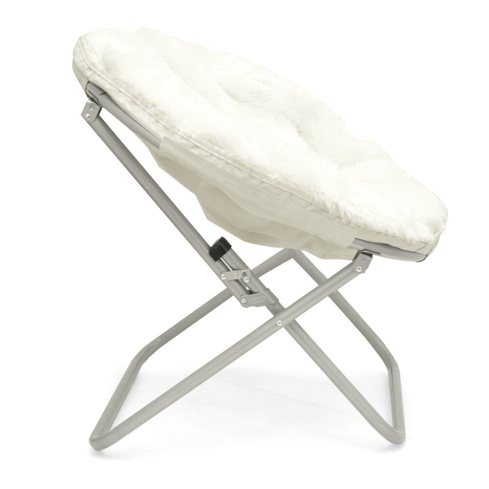 Mongolian Fur Papasan Chair