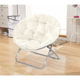 Mongolian Fur Papasan Chair