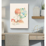 Monitoring the Planet's Health Canvas Wall Art- 18" X 24" - Multi-Color