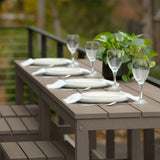 HIGHWOOD Monroe Modern Counter Height Balcony Stool/Table 6-Piece Set - N/A