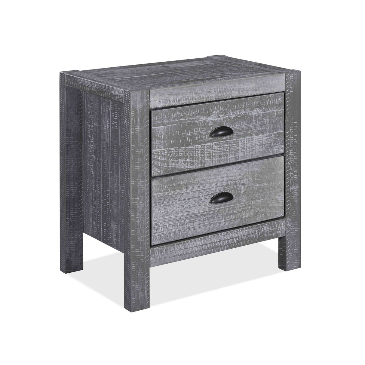 Montauk Solid Wood 2-drawer Nightstand